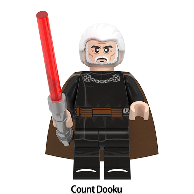 Count_Dooku_Star_Wars_Galaxy_Warriors_Custom_Brick_Minifigures_Set