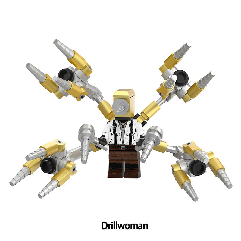Drillwoman_Skibidi_Toilet_Series_15_Minifigures_Ultimate_Titan_Tech_Custom_Brick_Set