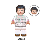 Eleven Stranger Things custom brick minifigure