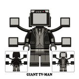 GIANT_TV-MAN_Skibidi_Toilet_Series_14_Minifigures_Custom_Machinima_Brick_Toys_Set