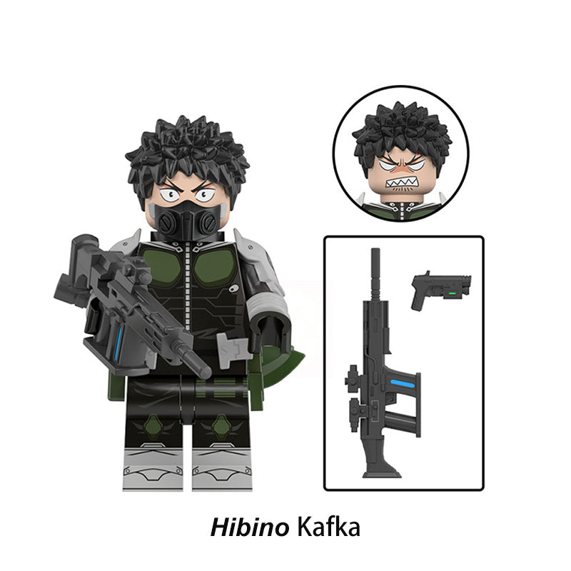 Hibino-Kafka_Kaiju_No_8_Squad_Minifigures_Set_Custom_Anime_Brick_Figures_Collection