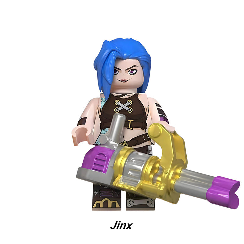 Jinx_Arcane_League_of_Legends_Jayce_Heroes_Custom_LEGO_Compatible_Minifigures_Set