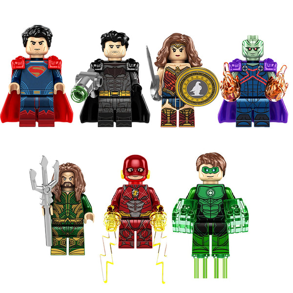 DC Justice League: War Minifigures Set Toy Lego-Compatible