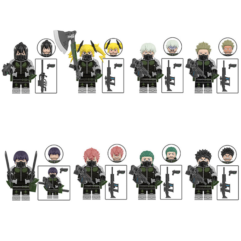 Kaiju_No_8_Squad_Minifigures_Set_Custom_Anime_Brick_Figures_Collection