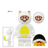 White_Tanooki_Mario_Super_Mario_Bros_Brick_Minifigures_Custom_Set