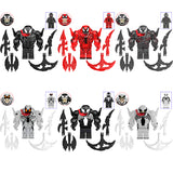 Marvel Symbiote Minifigures Set - Venom, Carnage, Anti-Venom, Riot | Custom Brick Toy Collection