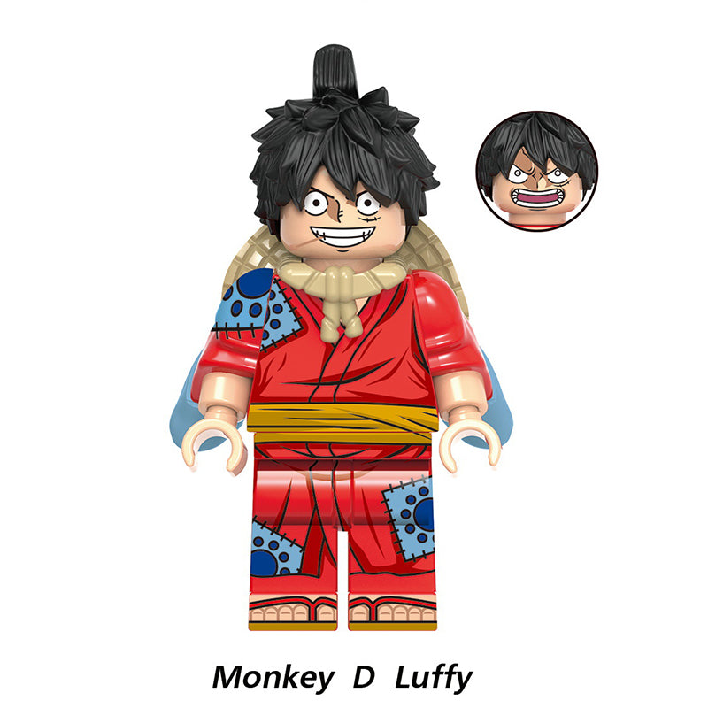 lego one piece luffy gear 5 One Piece Series 5 Minifigures Custom Anime Brick Toy Set