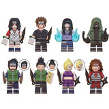 Naruto Series 7 Minifigures Custom Anime Brick Toy Set