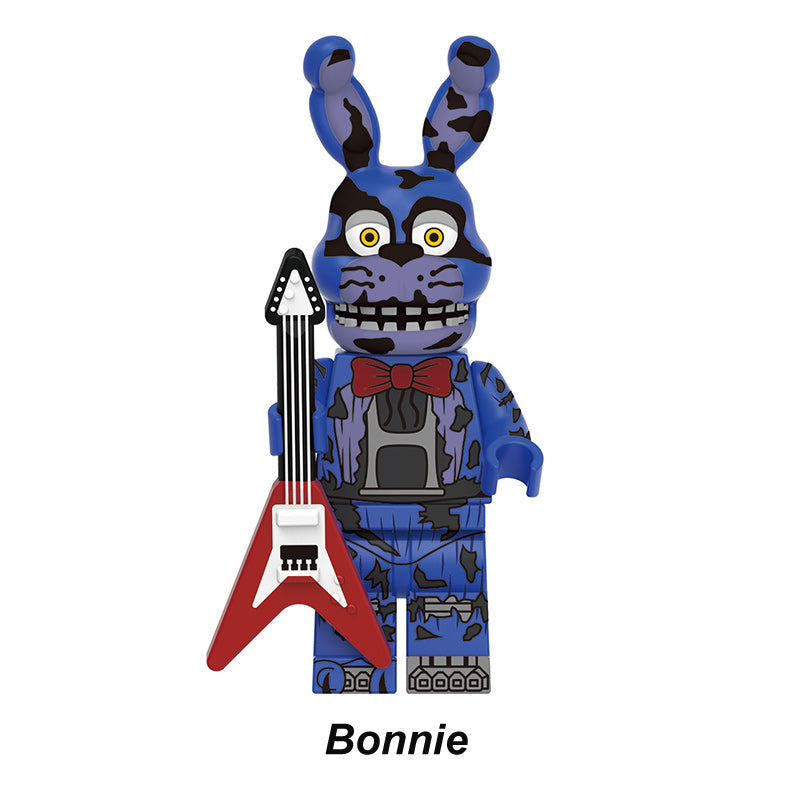 Nightmare Bonnie Five Nights at Freddy’s LEGO-compatible minifigure