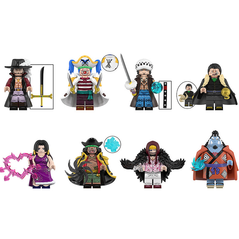 One Piece S8 LEGO Compatible Minifigures Brick Renowned Pirates Set BeyBurst