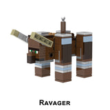 Ravager_Minecraft_Series_6_Custom_Brick_Minifigure_Toy_Set
