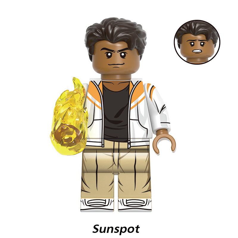 SUNSPOT_X_Men_Classic_Custom_Brick_Minifigures_Iconic_Marvel_Anime_Toy_Set
