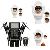 Skibidi Toilet Series 4 Minifigures - Custom Machinima Brick Toys Set
