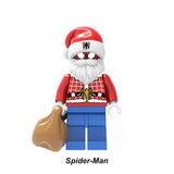 Christmas Superhero Minifigures Custom Brick Toy Set Series 1 - Holiday Edition