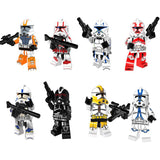 Star Wars Clone Trooper Brick Minifigure Custom Set