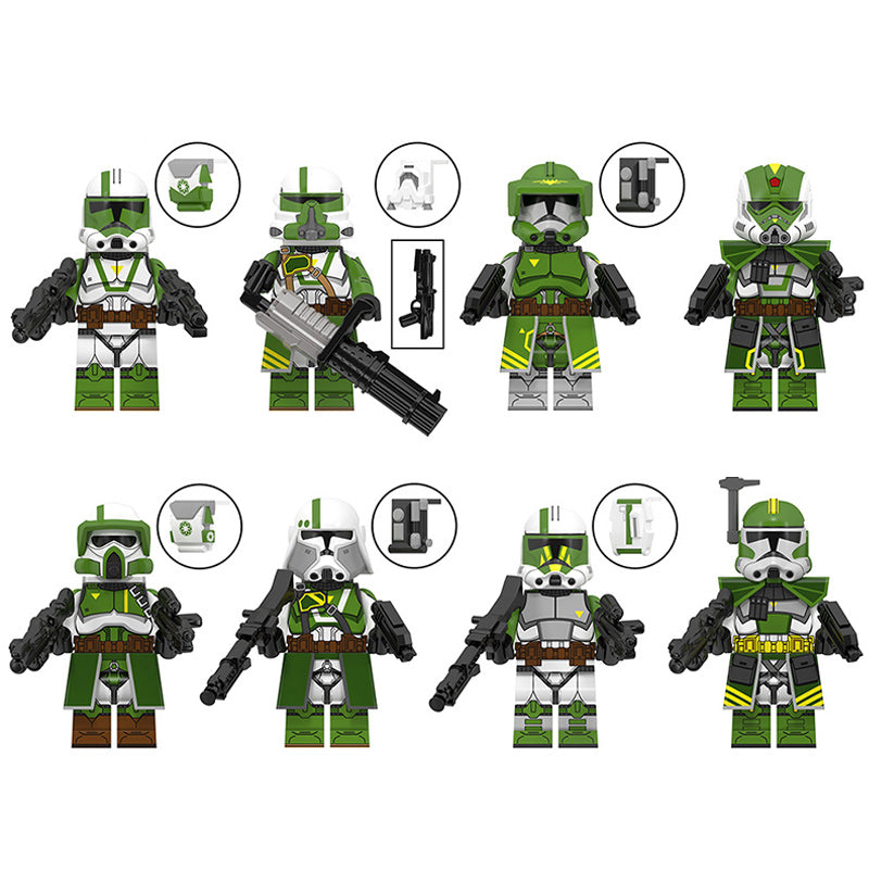 Wars Minifigures Custom Clone Troopers Lego Star Wars Commander