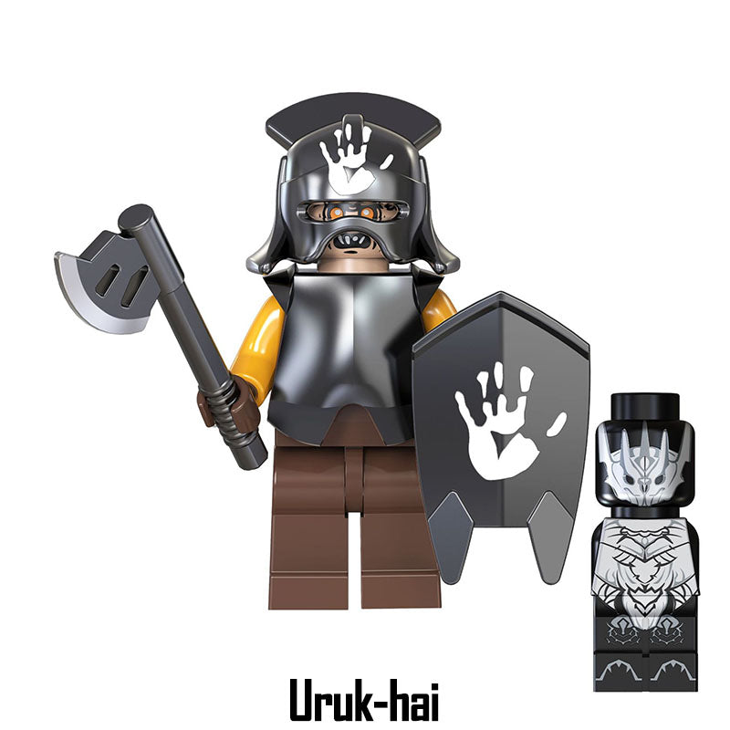 Uruk-hai_2_Lord_of_the_Rings_Orc_Custom_Brick_Minifigures_Toy_Set