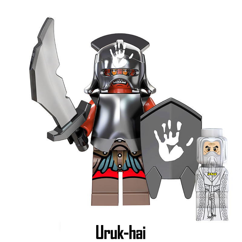 Uruk-hai_3_Lord_of_the_Rings_Orc_Custom_Brick_Minifigures_Toy_Set