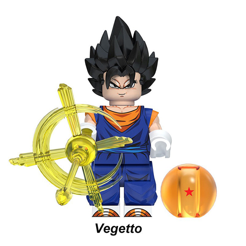 Action Figure Dragon Ball De Lego Vegeta (Dragon Ball Z Super) Custom Building Blocks Mini Figures Compatible With LEGO