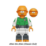 Allen the Alien Classic Suit Unopan custom superhero brick minifigure.