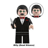 Billy Jigsaw's Puppet classic horror custom brick minifigure.
