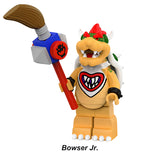 Bowser Jr Crown Prince of the Koopas custom animated brick minifigure.