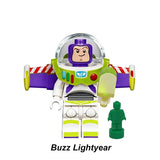 Buzz Lightyear Space Ranger custom animated brick minifigure.