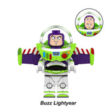 Buzz Lightyear Space Ranger classic custom Toy Story 5 inspired brick minifigure.