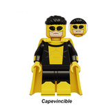 Capevincible Mark Grayson multiverse variant custom superhero brick minifigure.