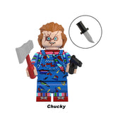 Chucky Charles Lee Ray killer doll custom horror brick minifigure.
