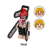 Denji full Chainsaw form custom anime brick minifigure toy