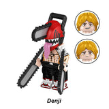 Denji Chainsaw Man anime custom brick minifigure with chainsaw arms