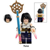 Yuna custom LEGO-compatible minifigure toy featuring her traditional Summoner outfit from the classic JRPG Final Fantasy X.