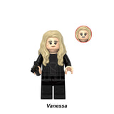 Vanessa custom FNAF brick minifigure toy, Five Nights at Freddy’s security character figure