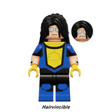 Hairvincible Mark Grayson multiverse variant custom superhero brick minifigure.