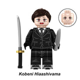 Kobeni Higashiyama Chainsaw Man custom brick minifigure with sword