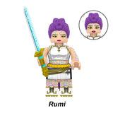 Rumi White Variant Kpop Demon Hunters custom LEGO-compatible minifigure