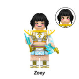 Zoey White Variant Kpop Demon Hunters custom LEGO-compatible minifigure