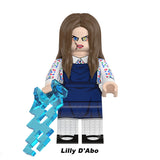 Lilly D'Abo horror movie monster custom brick minifigure.