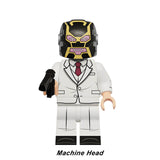 Machine Head crime boss supervillain custom brick minifigure.