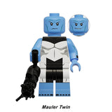 Mauler Twin supervillain cloning genius custom superhero brick minifigure.