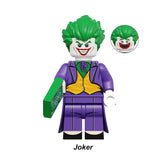 he Joker Clown Prince of Crime with green hair custom brick minifigure.
