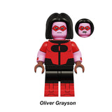 Oliver Grayson Kid Omni-Man custom superhero brick minifigure.