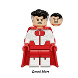 Omni-Man Nolan Grayson Viltrumite custom superhero brick minifigure.