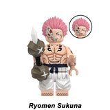 Ryomen Sukuna King of Curses custom JJK anime brick minifigure.