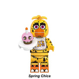Spring Chica FNAF brick minifigure custom toy series 9