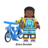Erica Sinclair custom brick minifigure toy from Stranger Things Series 2 building block set.