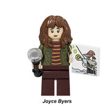 Joyce Byers custom LEGO-compatible minifigure toy from the Stranger Things television series.