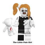 The Little Pale Girl Terrifier entity custom horror brick minifigure.