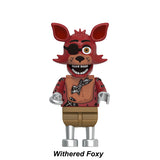 Withered Foxy FNAF brick minifigure custom toy series 9